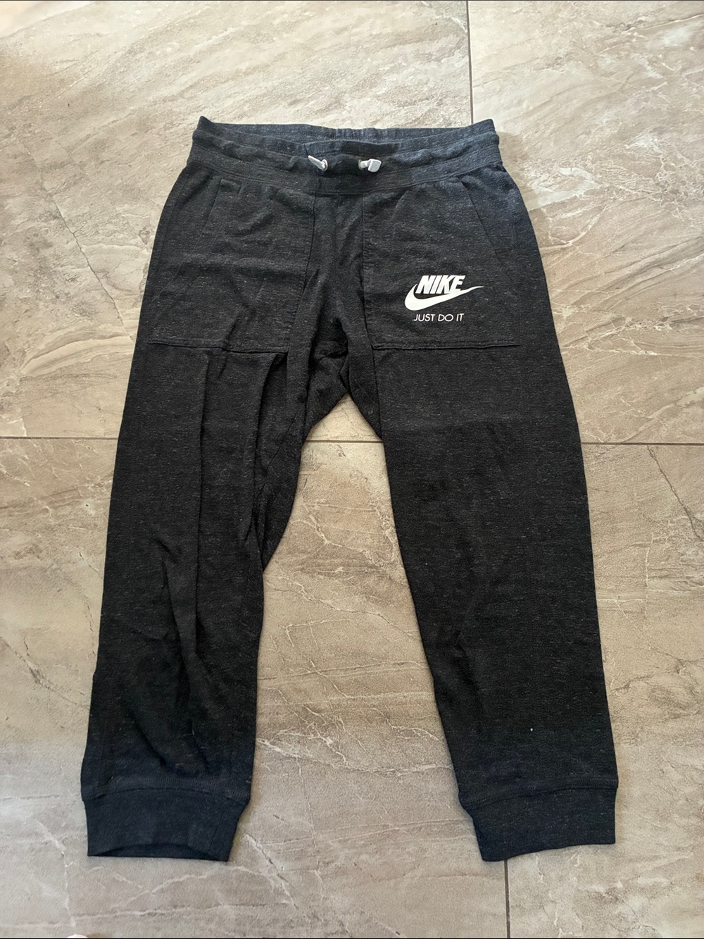 Nike Black Cropped Joggers